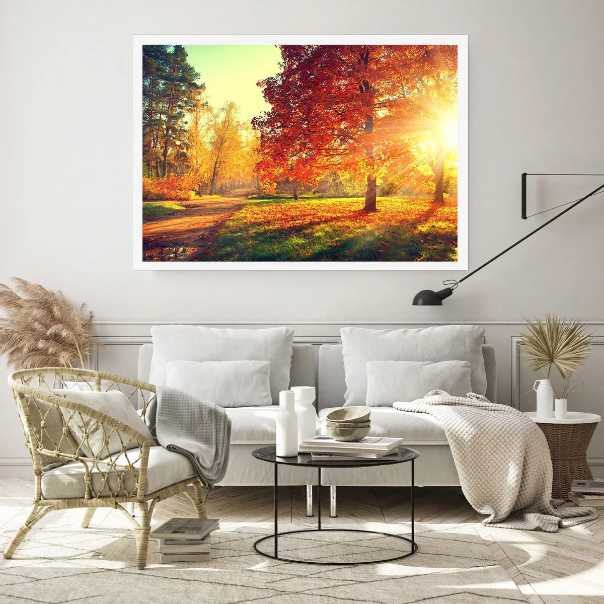 Pôster - O vermelho é lindo - 100x70 cm