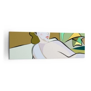 Quadro em tela - Retrato íntimo - 160x50 cm