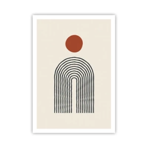 Pôster - Magnetismo de formas e cores - 70x100 cm