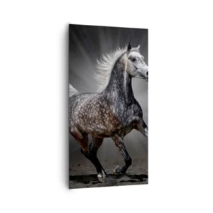 Quadro em tela - O cinza é lindo - 65x120 cm