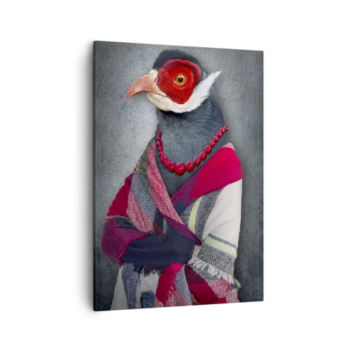 Quadro em tela - O que estou a fazer aqui?! - 50x70 cm