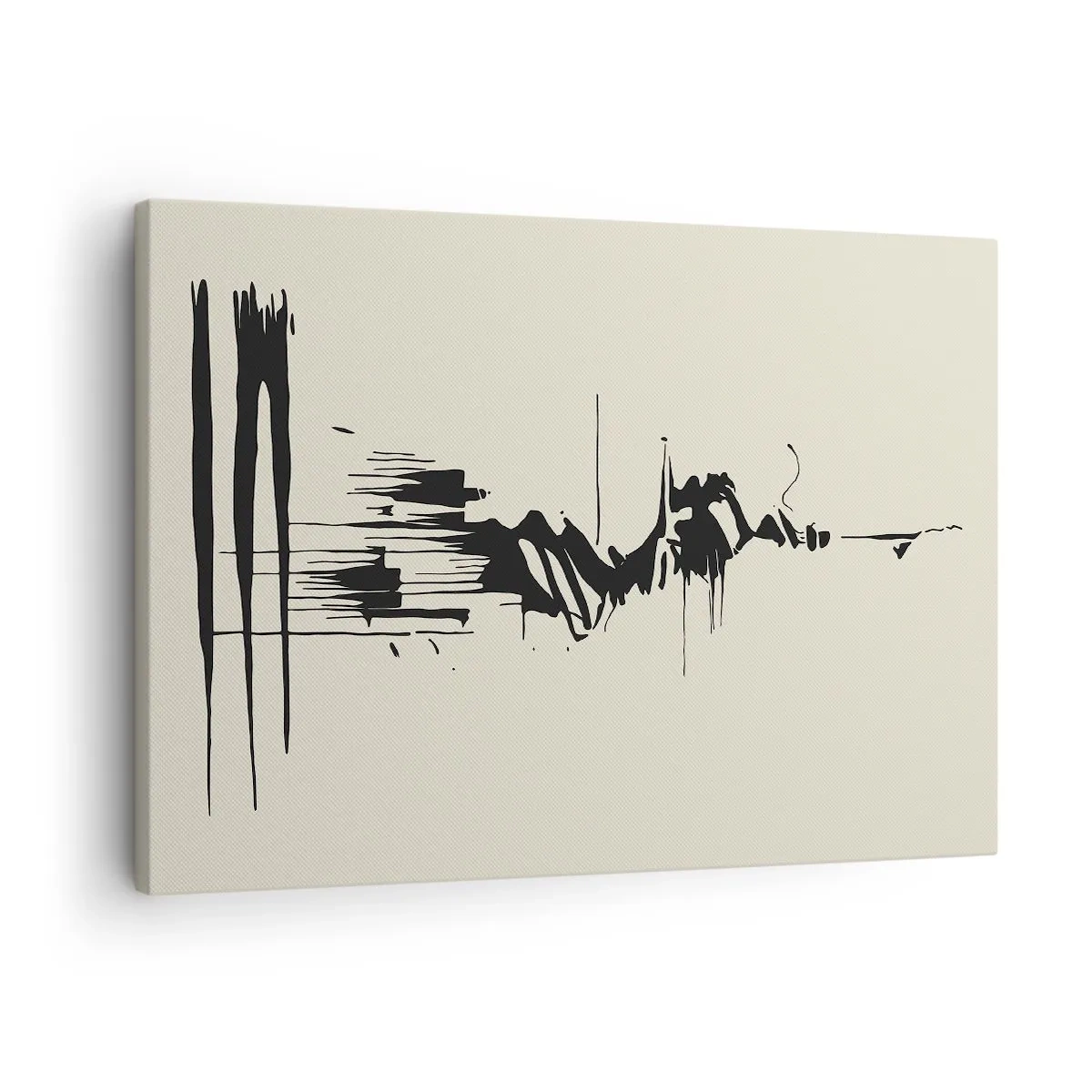 Quadro em tela - Abstração apressada - 70x50 cm