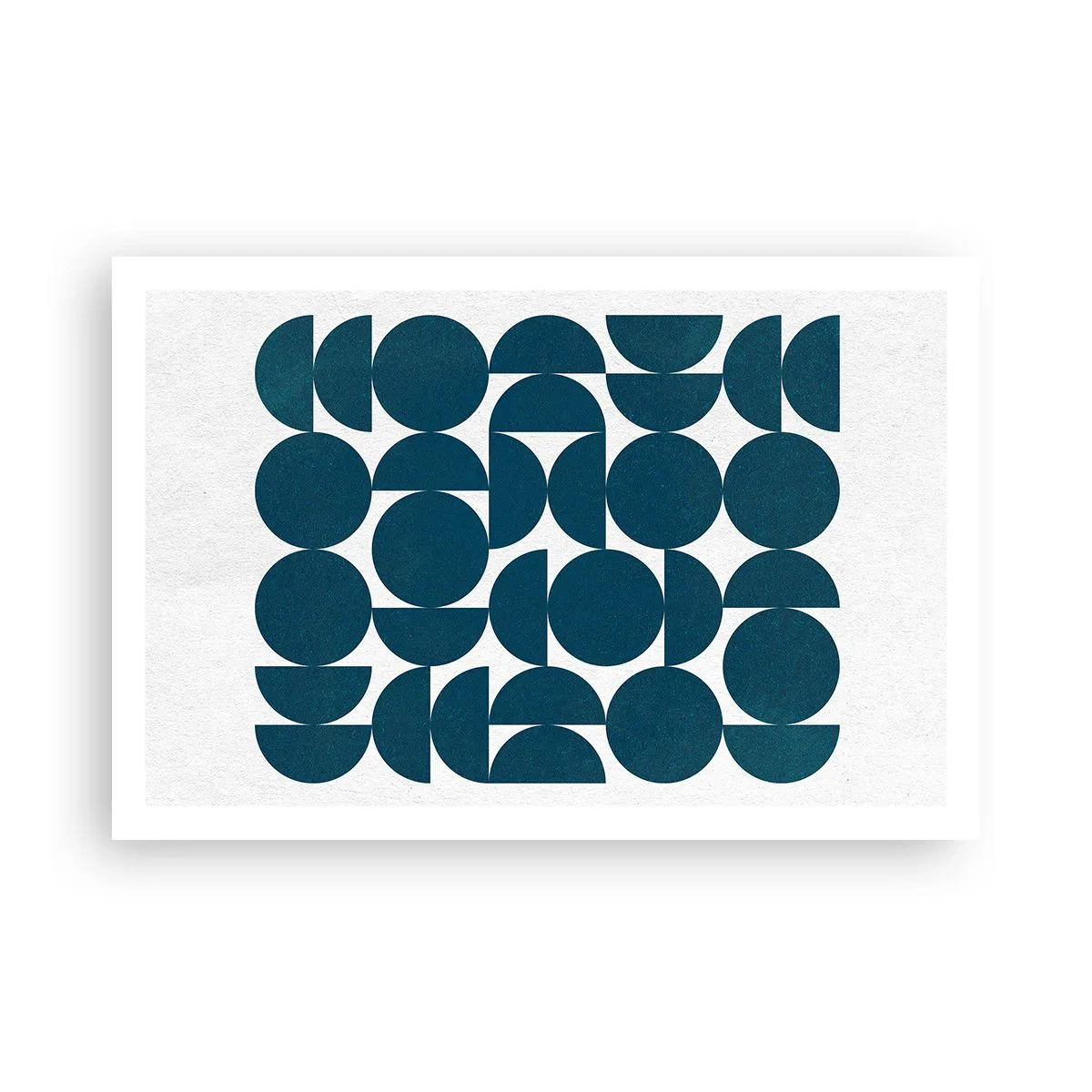 Pôster - Círculos e semicírculos - 91x61 cm