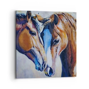 Quadro em tela - Isso é amizade? Isso é amor? - 70x70 cm