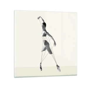 Quadro em vidro - No teatro do mundo - 70x70 cm