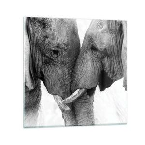 Quadro em vidro - Confissão sincera - 30x30 cm