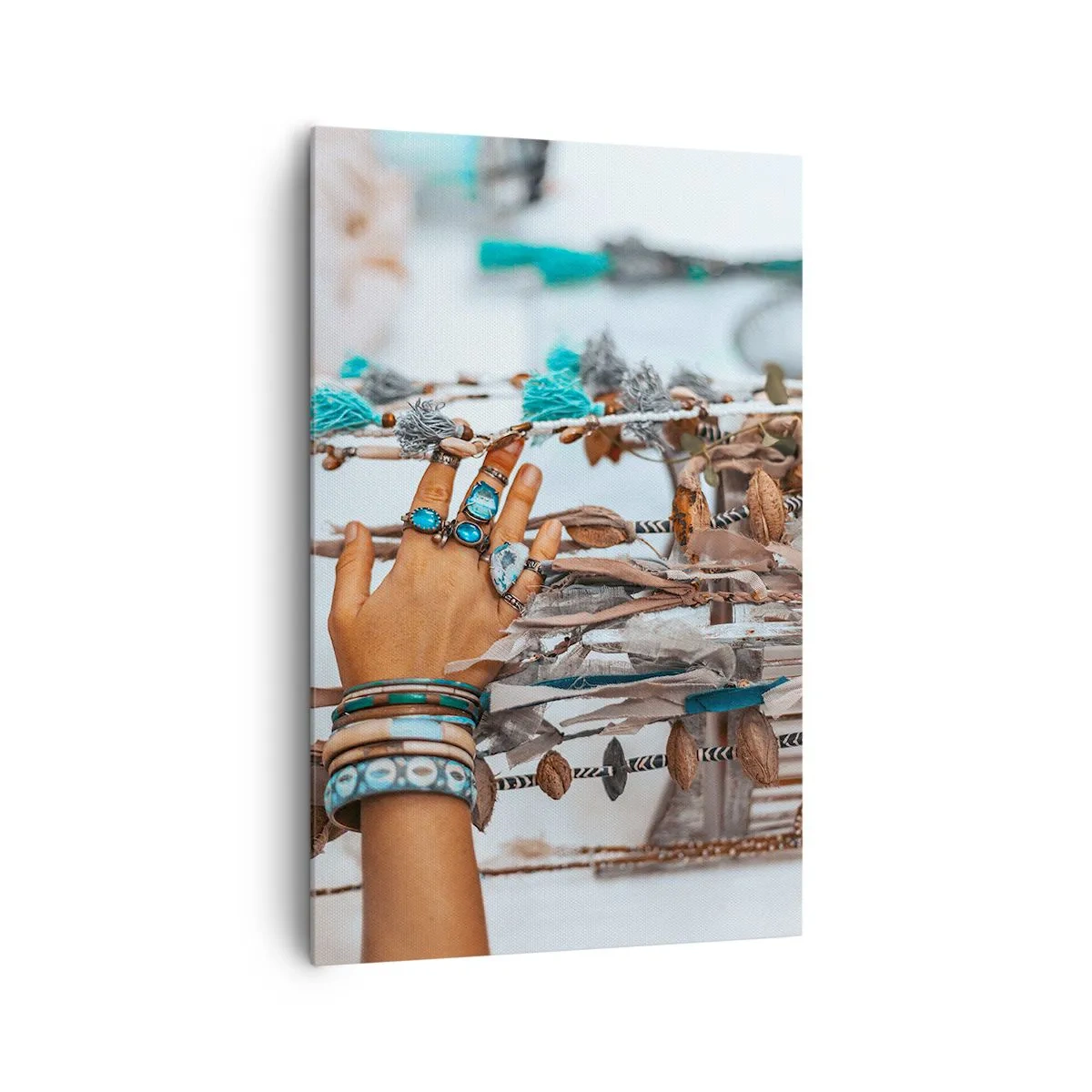 Quadro em tela - Tesouros locais - 80x120 cm