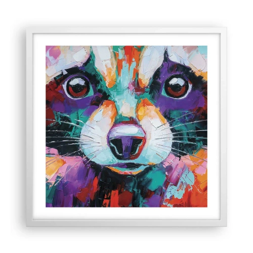 Pôster em moldura branca - Apenas boas emoções - 50x50 cm