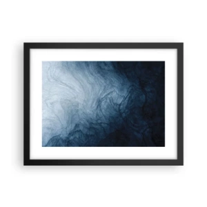 Pôster com moldura preta - Nas profundezas - 40x30 cm