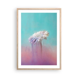 Pôster com moldura de carvalho claro - O submundo das flores - 50x70 cm