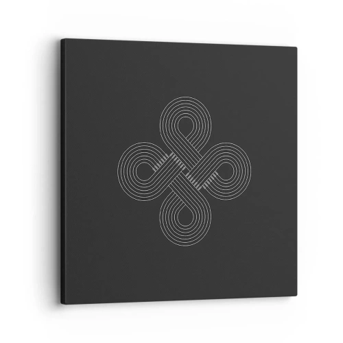 Quadro em tela - No espírito celta - 30x30 cm