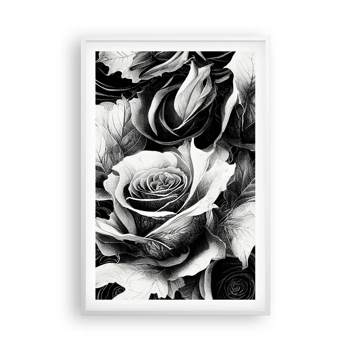 Pôster em moldura branca - Sempre uma rainha - 61x91 cm