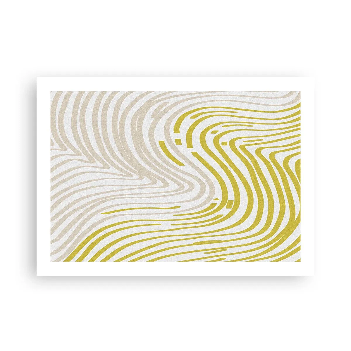 Pôster - Uma composição com uma curvatura suave - 70x50 cm