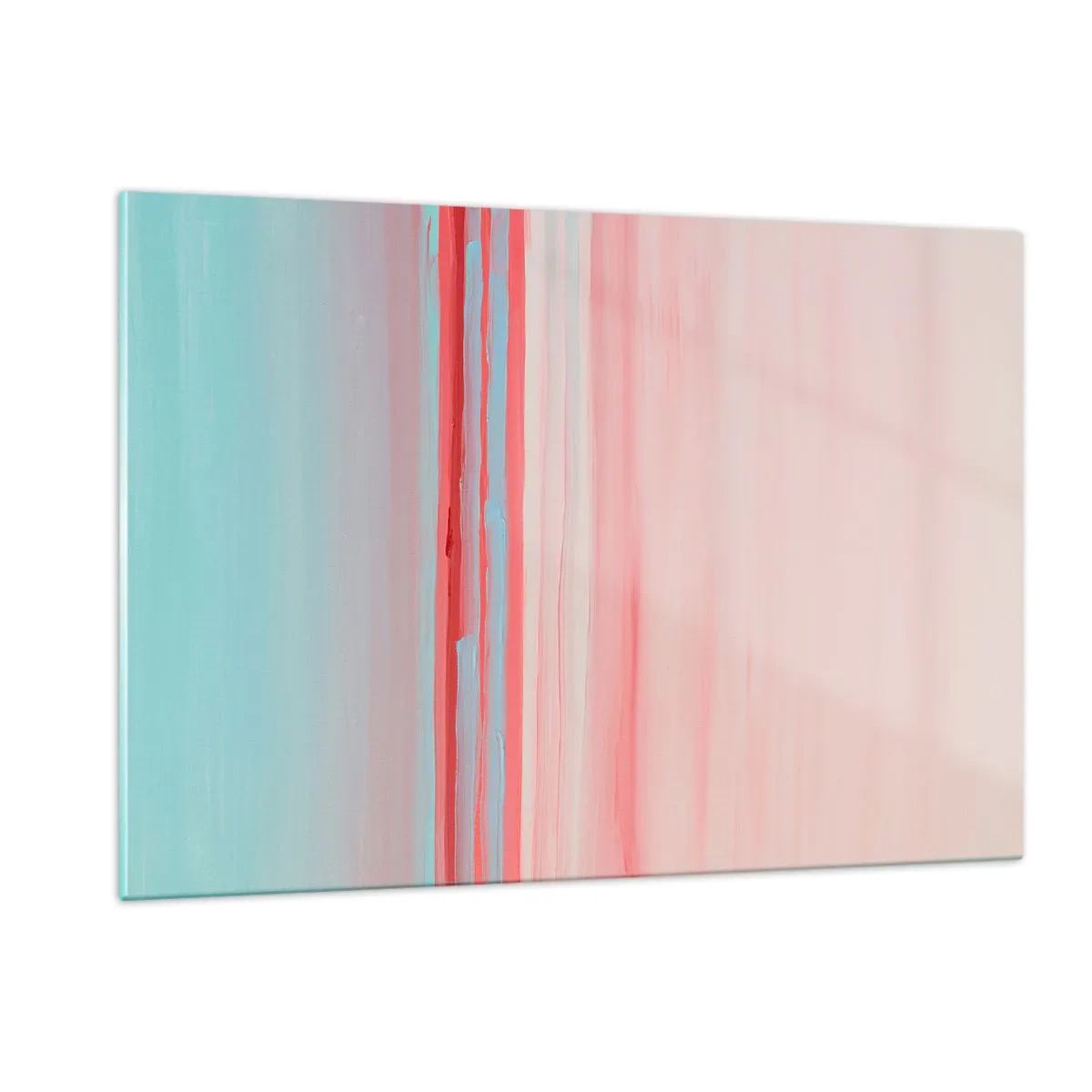 Quadro em vidro - Abstração ao amanhecer - 120x80 cm