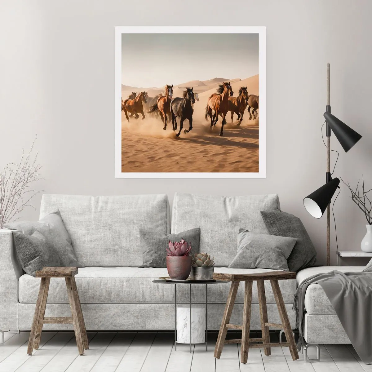 Pôster - Livre como o vento - 60x60 cm