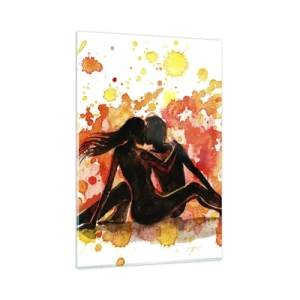 Quadro em vidro - E fez-se a luz - 80x120 cm