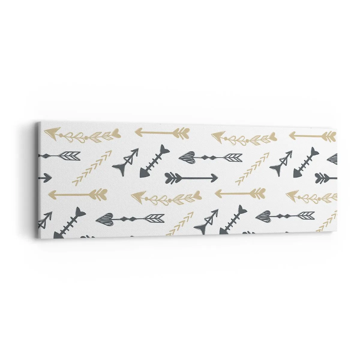 Quadro em tela - O sonho do arqueiro - 90x30 cm