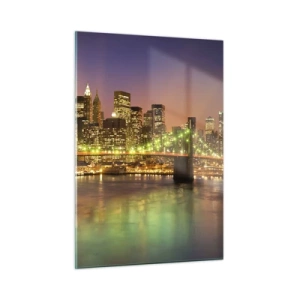 Quadro em vidro - Aqui a luz nunca se apaga - 50x70 cm