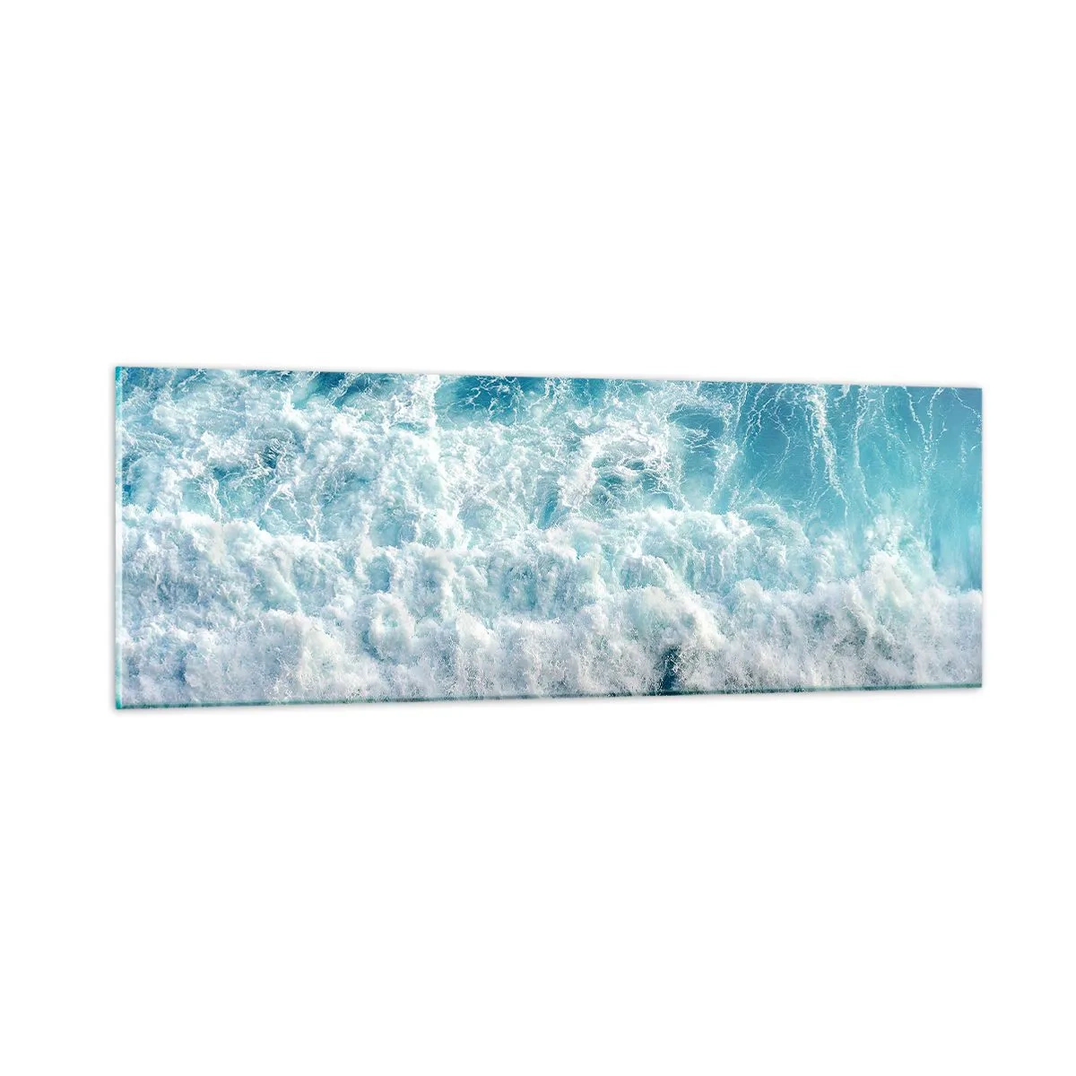 Quadro em vidro - Alegremente e aos saltos - 90x30 cm