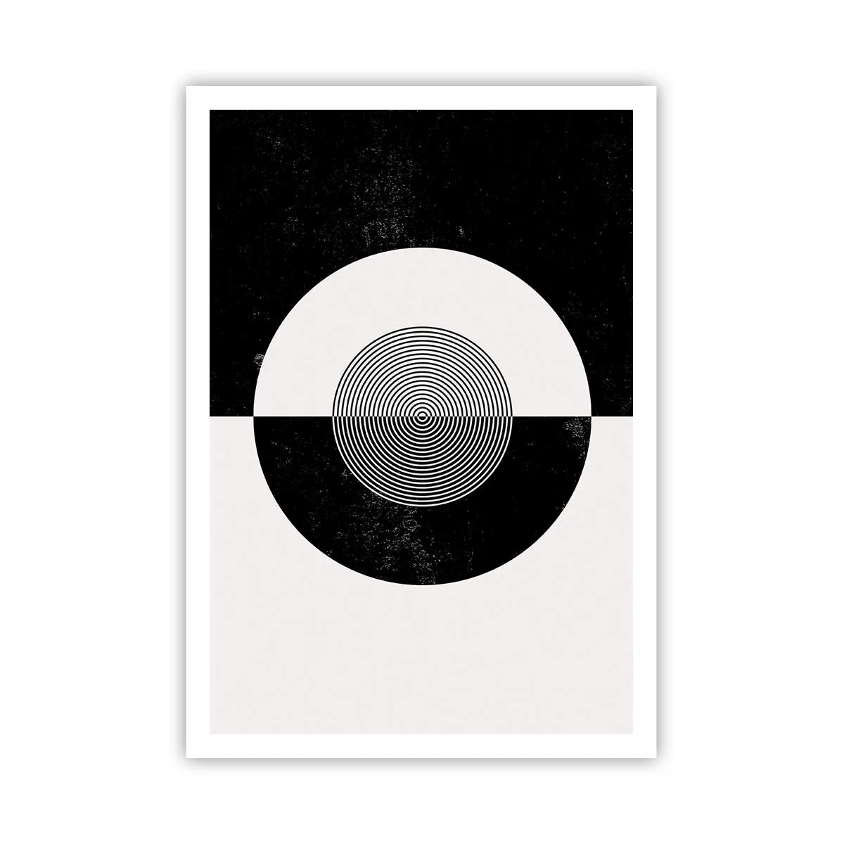 Pôster - Harmonia a preto e branco - 70x100 cm
