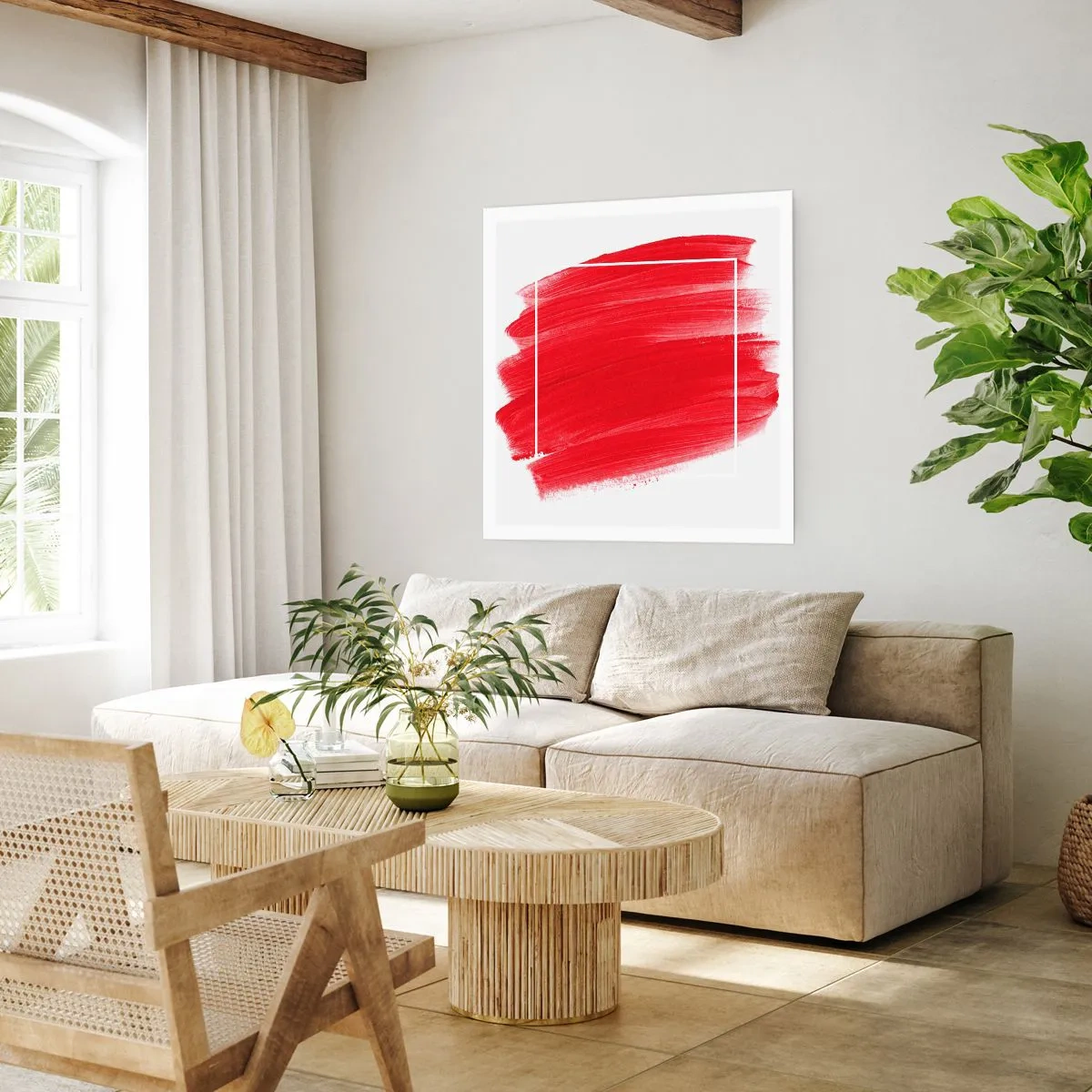 Pôster - Fora do quadro - 50x50 cm