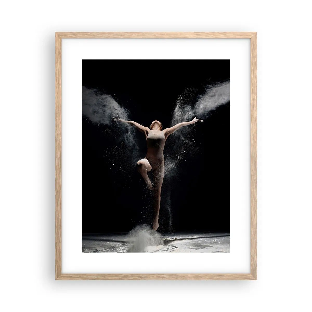 Pôster com moldura de carvalho claro - Os elfos existem - 40x50 cm