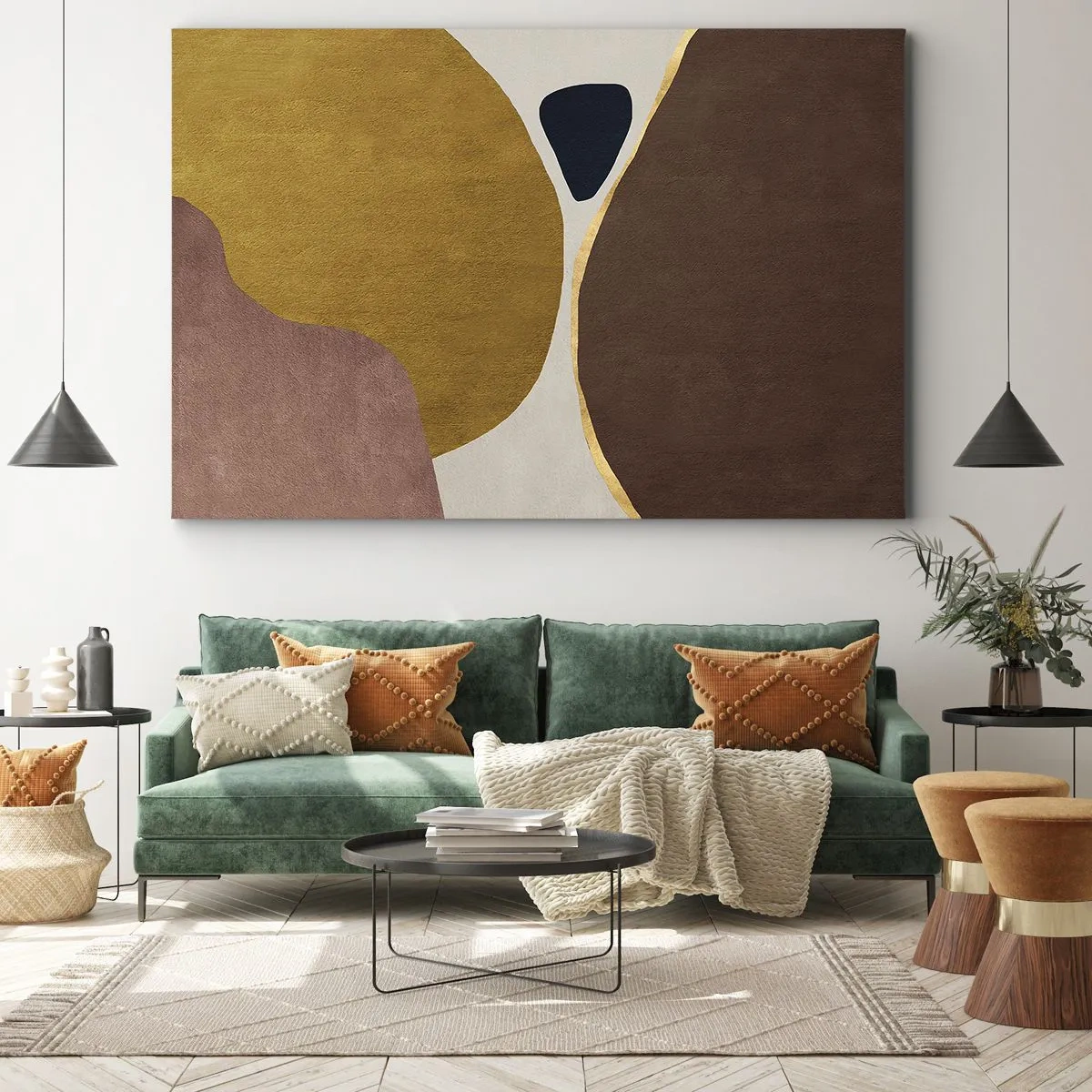 Quadro em tela - Abstração – um lugar no espaço - 120x80 cm