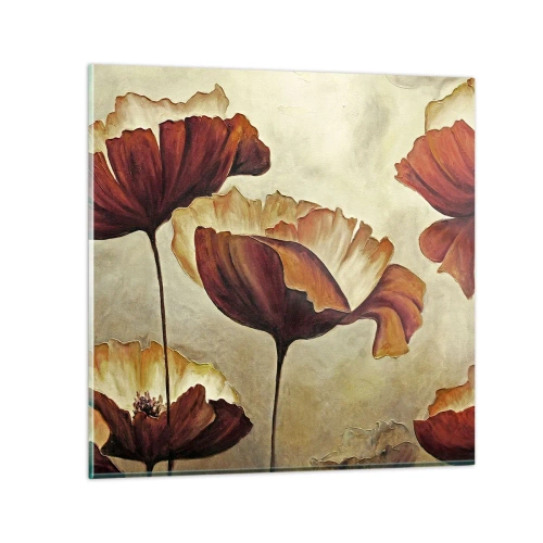 Quadro em vidro - Prados e pradarias - 60x60 cm