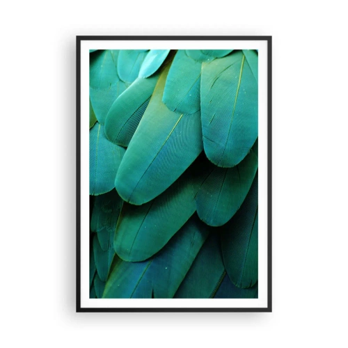 Pôster com moldura preta - Precisão de papagaio - 70x100 cm