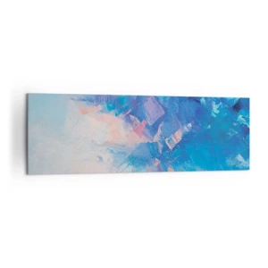 Quadro em tela - Abstração de inverno - 160x50 cm