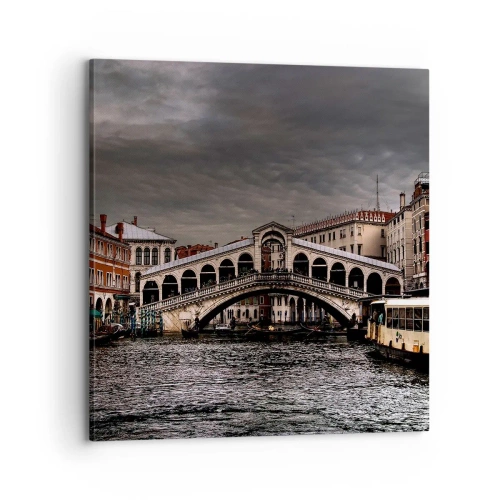 Quadro em tela - A promessa de uma noite em Veneza - 70x70 cm