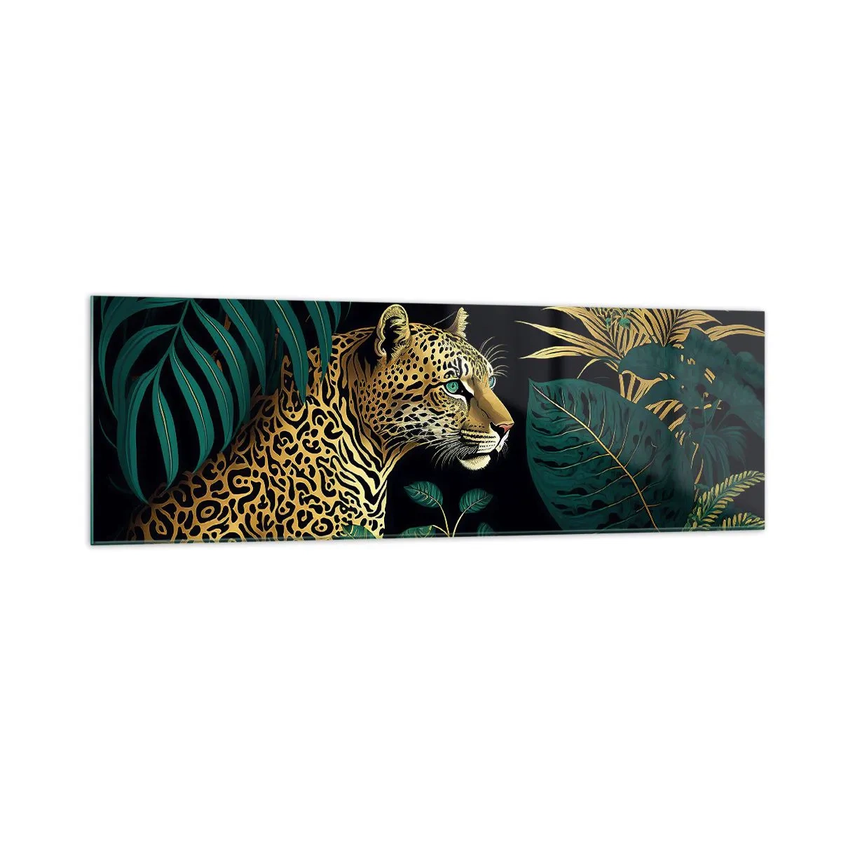 Quadro em vidro - Um anfitrião na selva - 160x50 cm