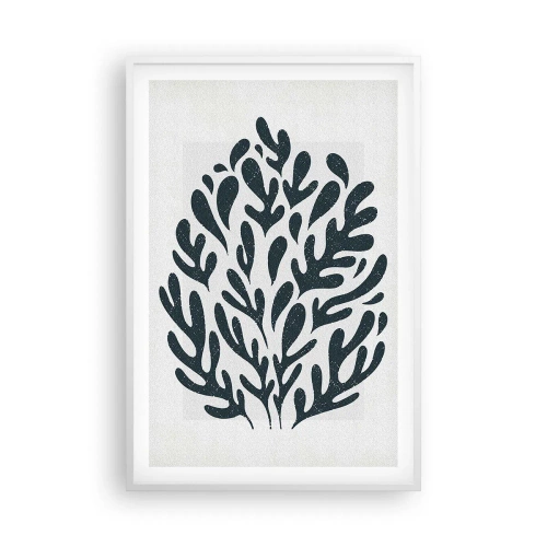 Pôster em moldura branca - Formas da natureza - 61x91 cm