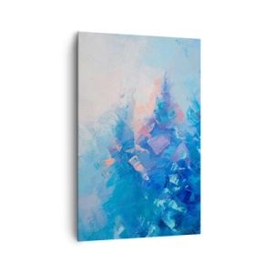 Quadro em tela - Abstração de inverno - 80x120 cm