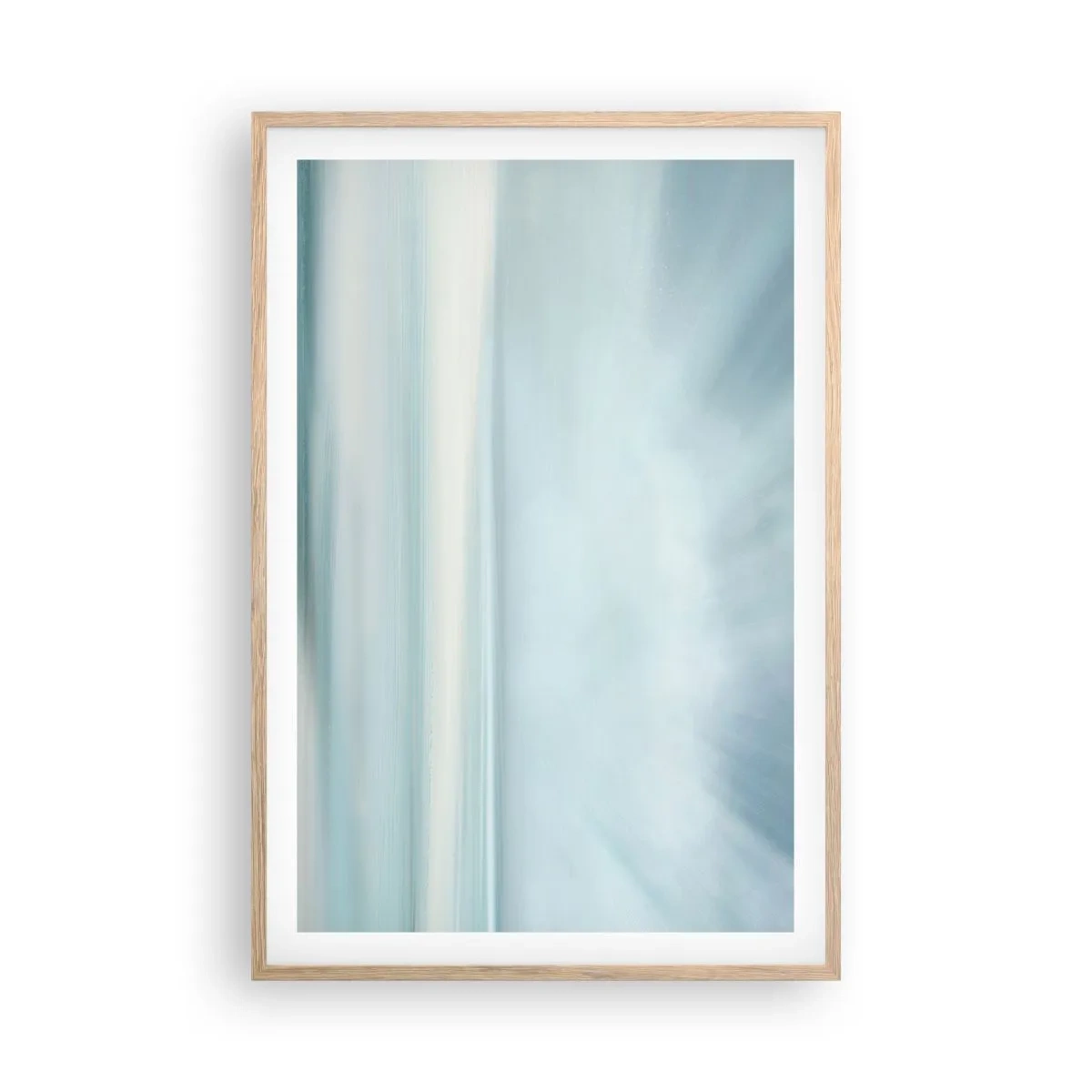 Pôster com moldura de carvalho claro - Paz ao horizonte - 61x91 cm