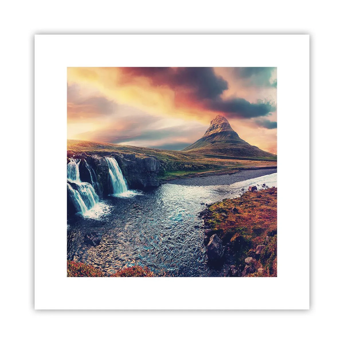 Pôster - Na majestade da natureza - 30x30 cm