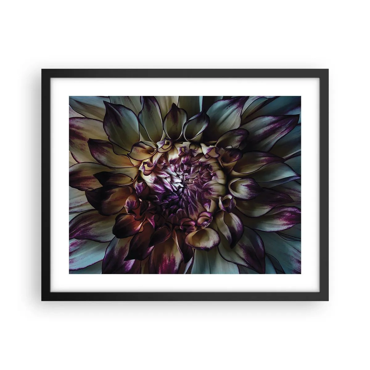 Pôster com moldura preta - O florescimento da juventude - 50x40 cm