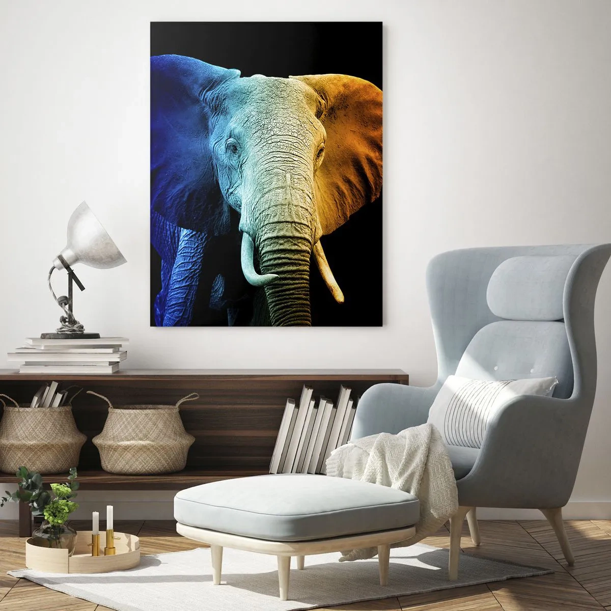 Quadro em vidro - Excêntrico, não esquisito - 50x70 cm
