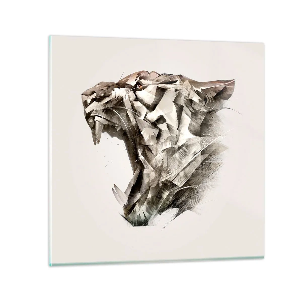 Quadro em vidro - Já sabe quem está no comando - 30x30 cm