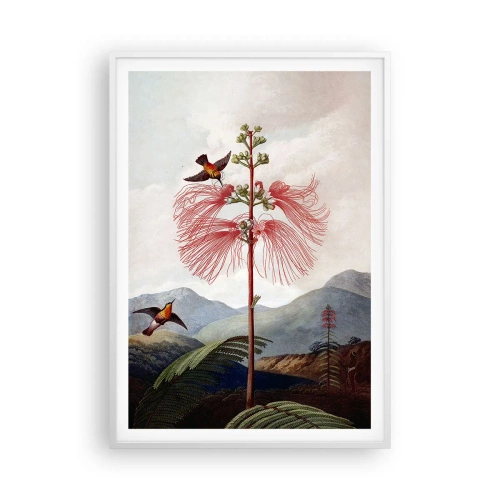 Pôster em moldura branca - Em um paraíso tropical - 70x100 cm