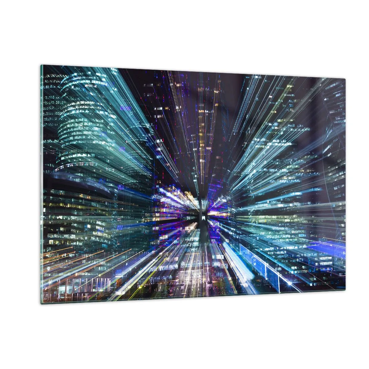 Quadro em vidro - Transição para o hiperespaço - 120x80 cm