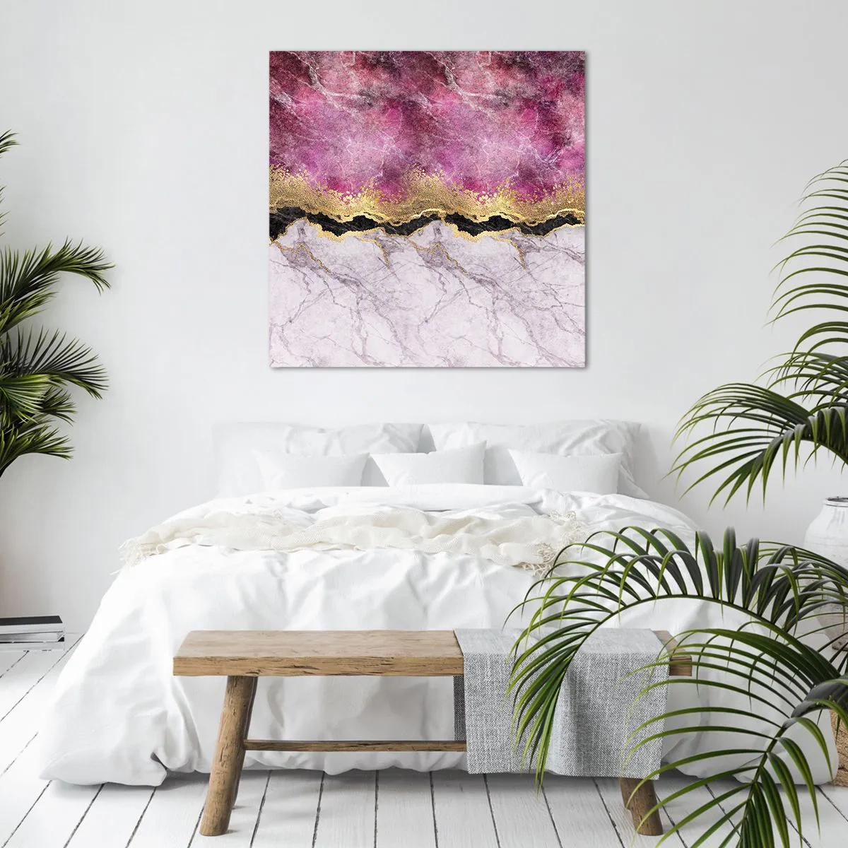 Quadro em tela - Na fronteira - 30x30 cm