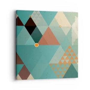 Quadro em tela - A unidade de muitos, os muitos da unidade - 40x40 cm