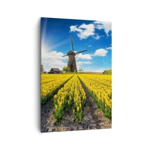 Quadro em tela - Nada mais holandês do que isso - 70x100 cm