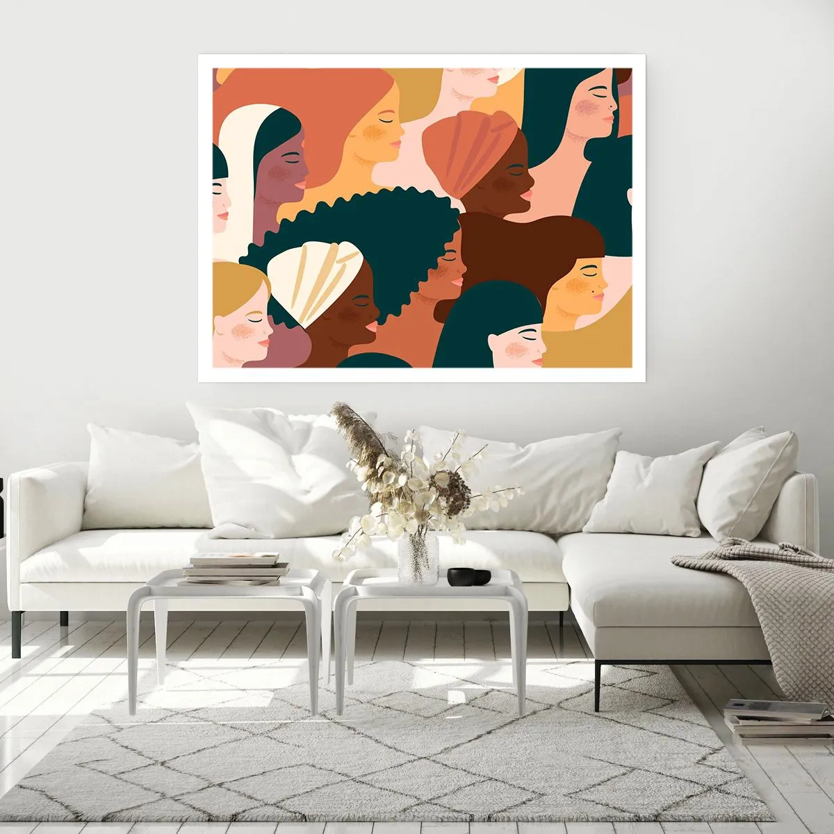 Pôster - Apenas feminilidade - 50x40 cm