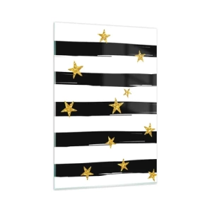 Quadro em vidro - Todos nós nascemos sob uma estrela da sorte - 80x120 cm