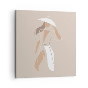 Quadro em tela - A moda é diversão - 50x50 cm