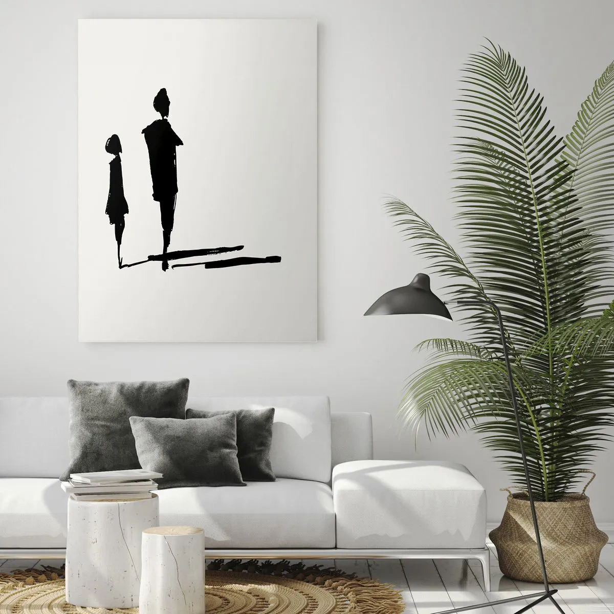 Quadro em vidro - Certeza que juntos? - 50x70 cm