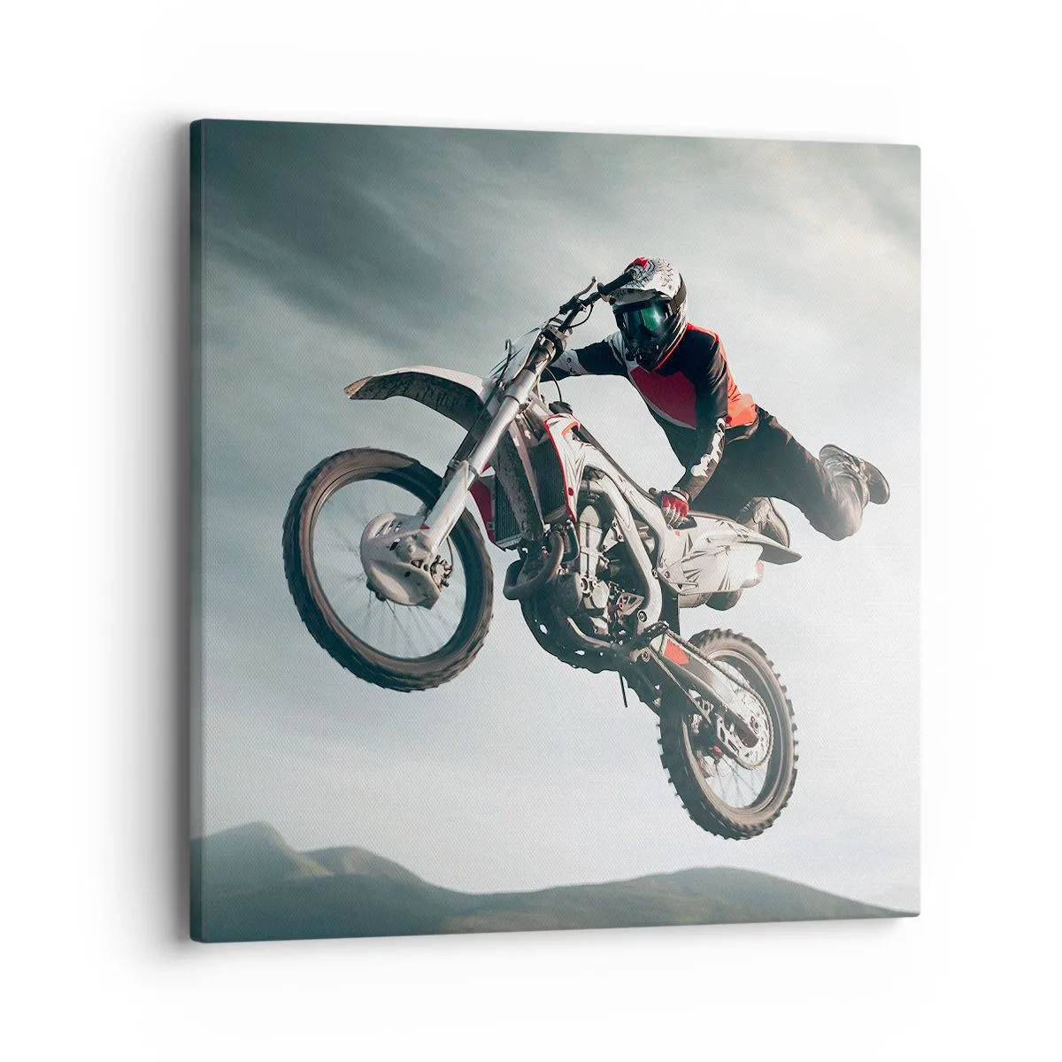 Quadro em tela - Não há diversão sem risco - 40x40 cm