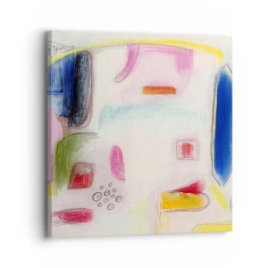 Quadro em tela - Mais convexo do que côncavo ou plano - 30x30 cm